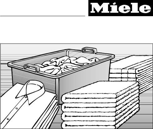 Miele W 5943 WPS Brief operating instructions