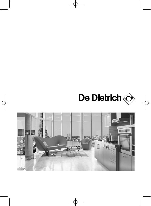 De dietrich DTI634XE1 User and installation Manual