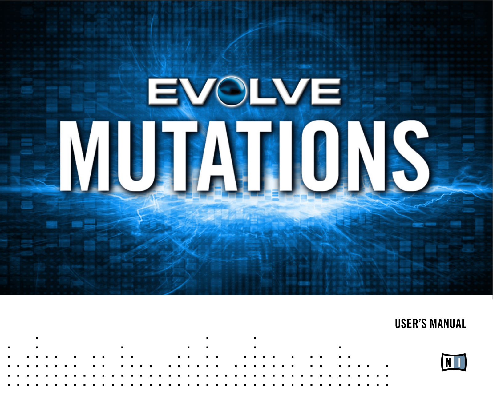 Native Instruments Evolve Mutations Owner's Guide