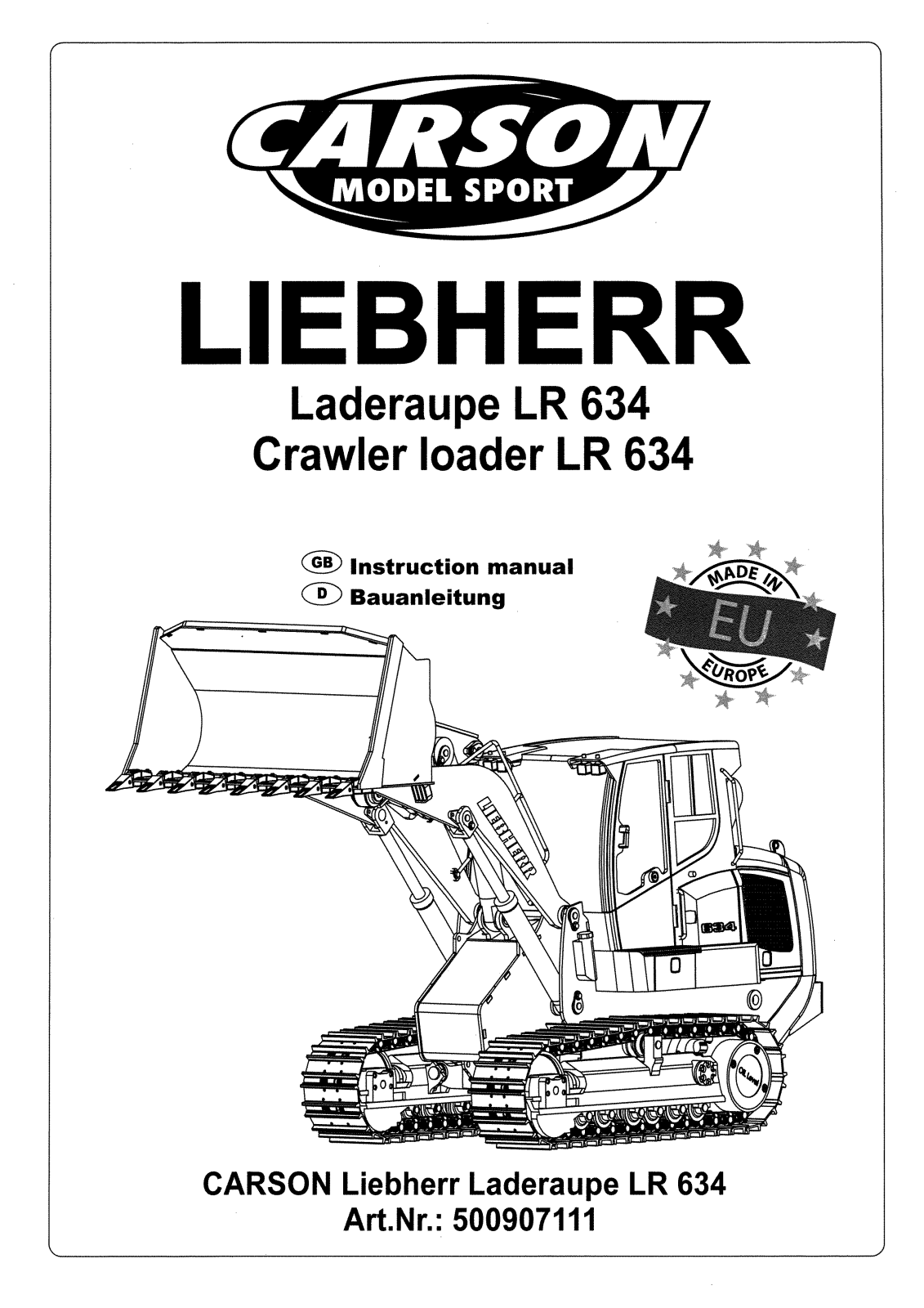 Carson Modellsport LR634 Instruction Manual