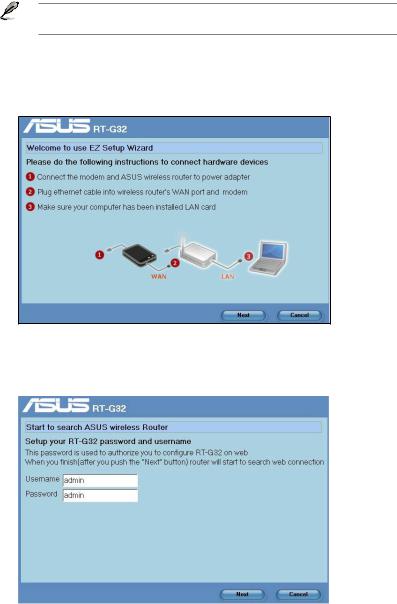ASUS RT-G32 User Manual