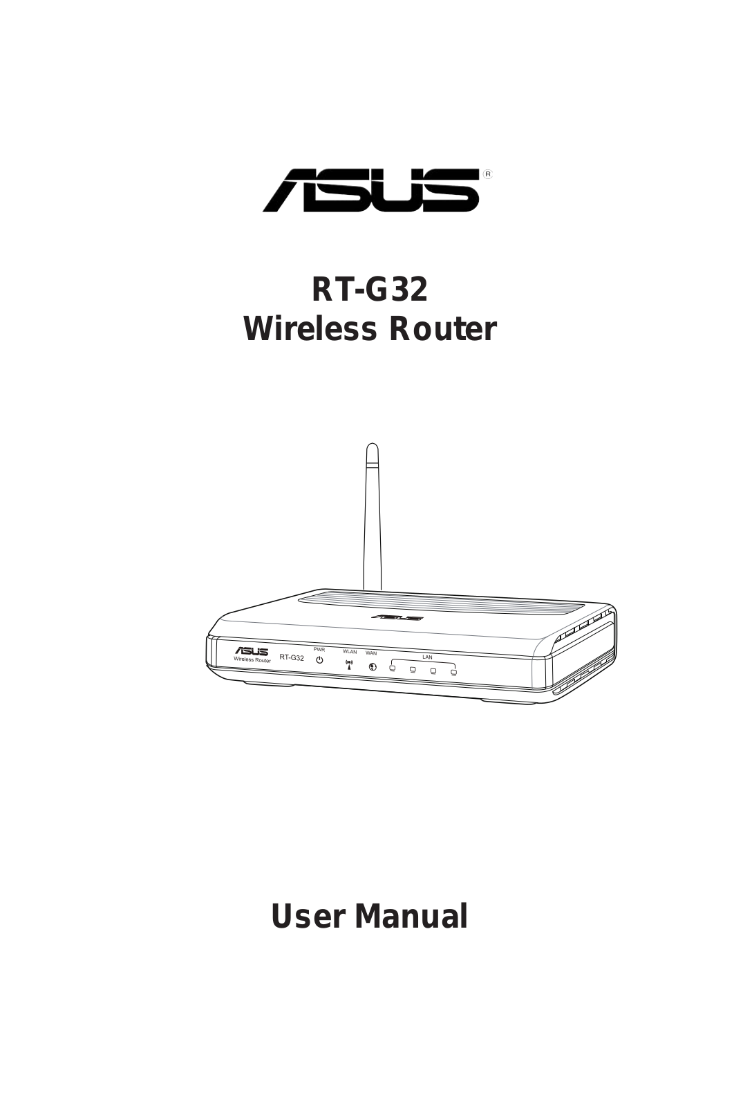 ASUS RT-G32 User Manual