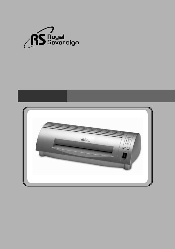Royal Sovereign RPA-5254R, RPA-5954R User Manual