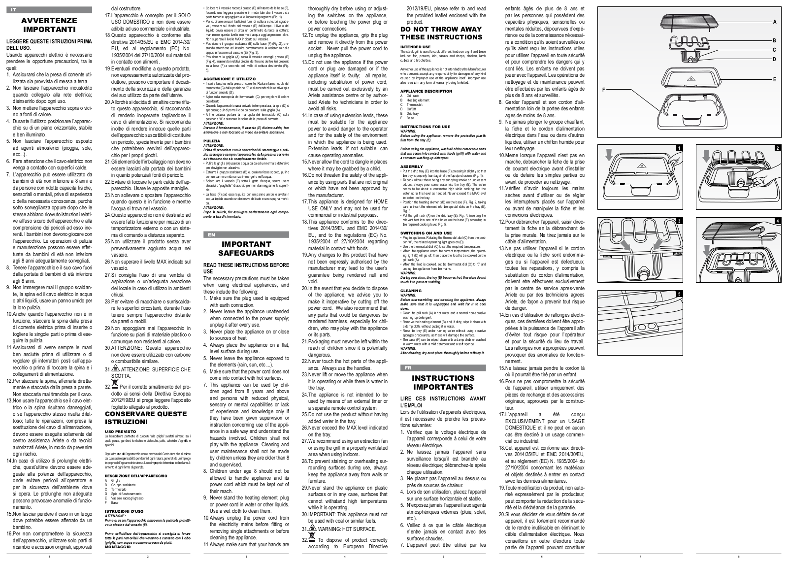 Ariete 723 User guide - ManualMachine.com