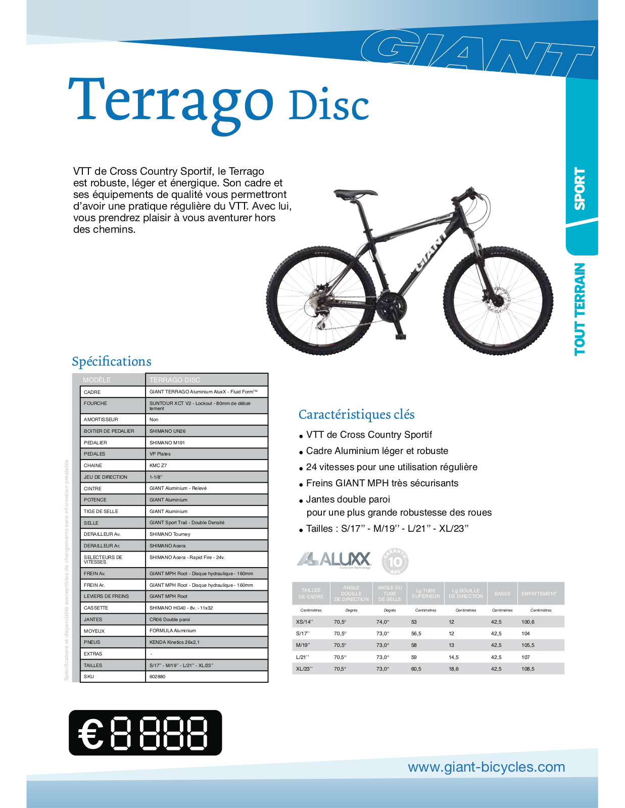 Giant TERRAGO DISC User Manual