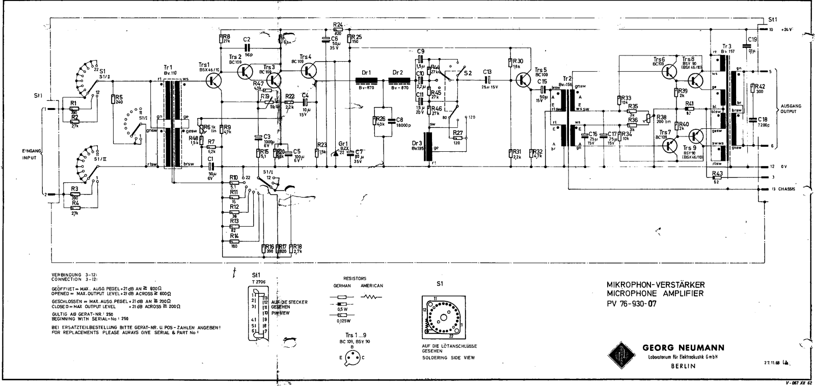 Neumann pv76 schematic