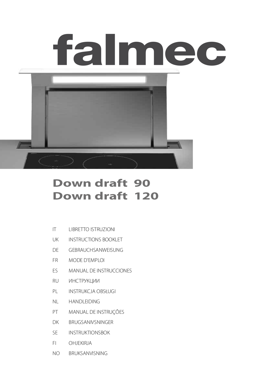 Falmec Down Draft 90 Steel User Manual