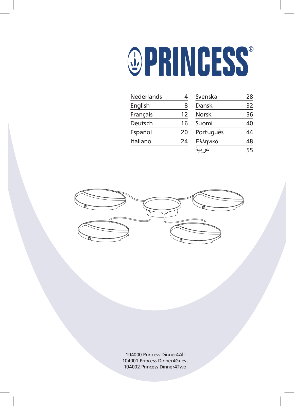 Princess 104000 operation manual