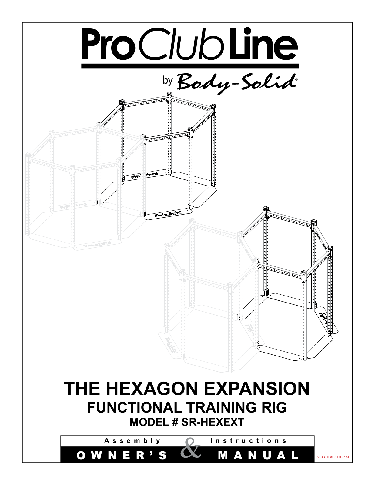 Body Solid SRHEXEXT User Manual