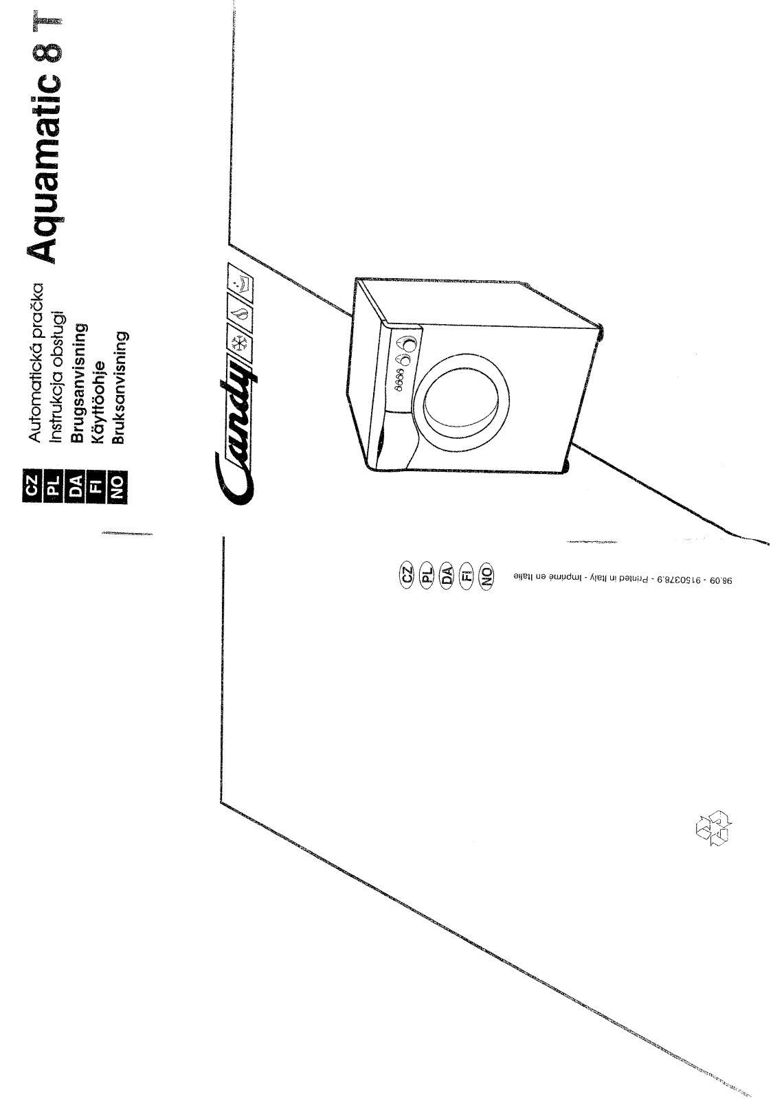 Candy AQ 8T 8 User Manual