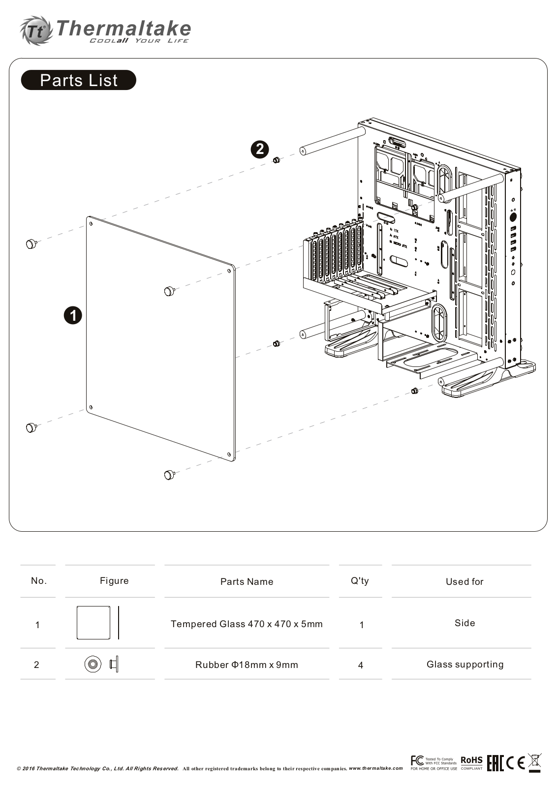 Thermaltake AC-042-ONONAN-C1 User Manual