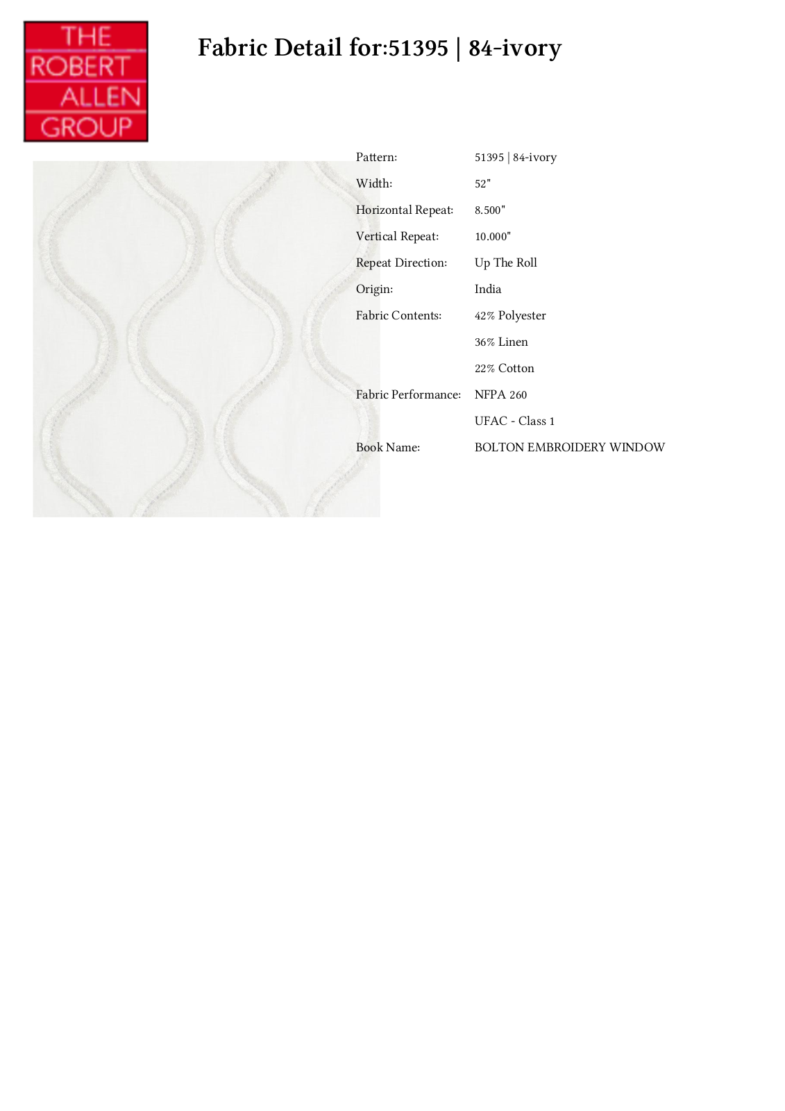 Duralee CRAL4119 Specifications - ManualMachine.com