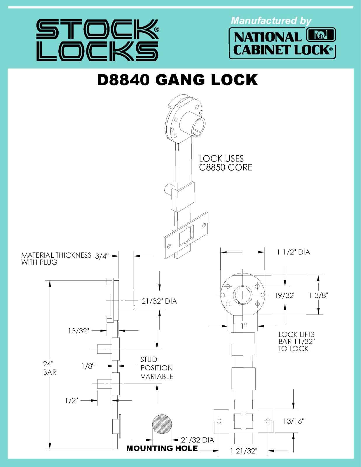 Compx D8840 drawing