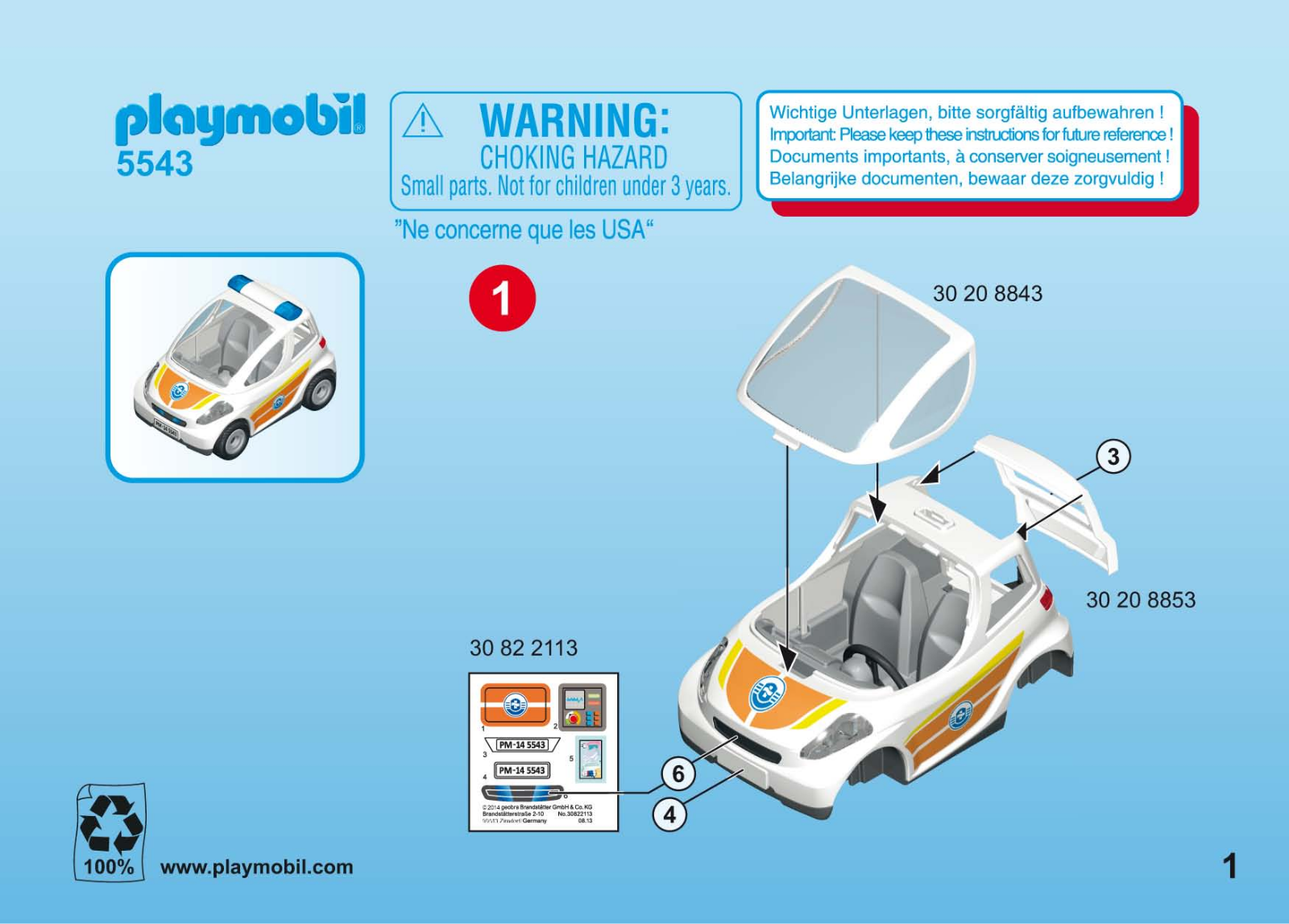 Playmobil 5543 Instructions