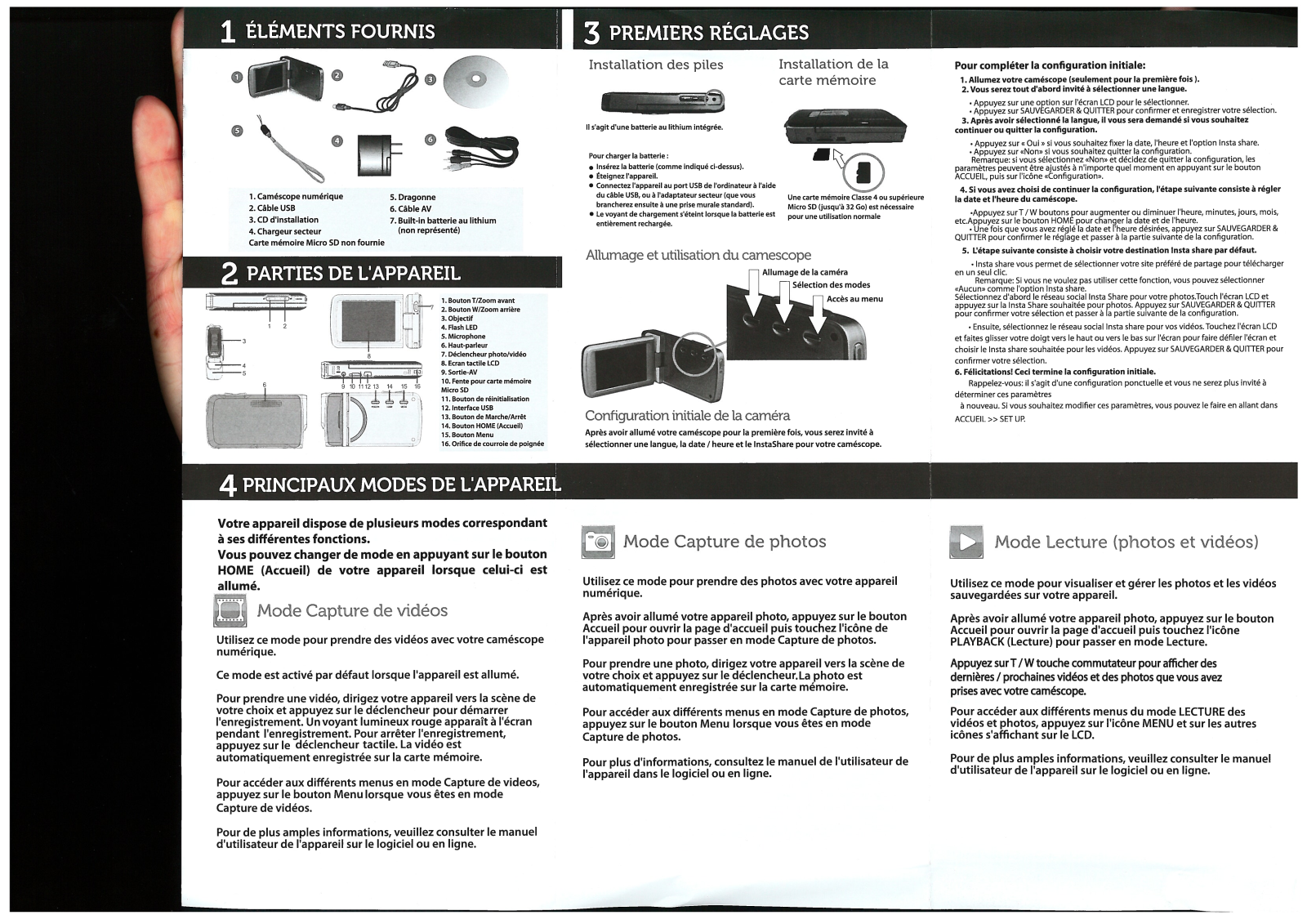 Polaroid ID1880 Quick Start Guide