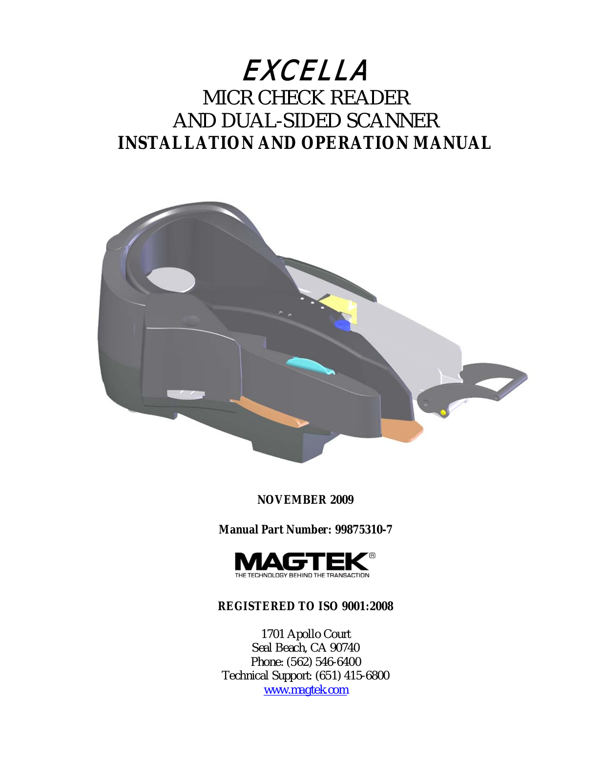 MagTek 99875310 User Manual