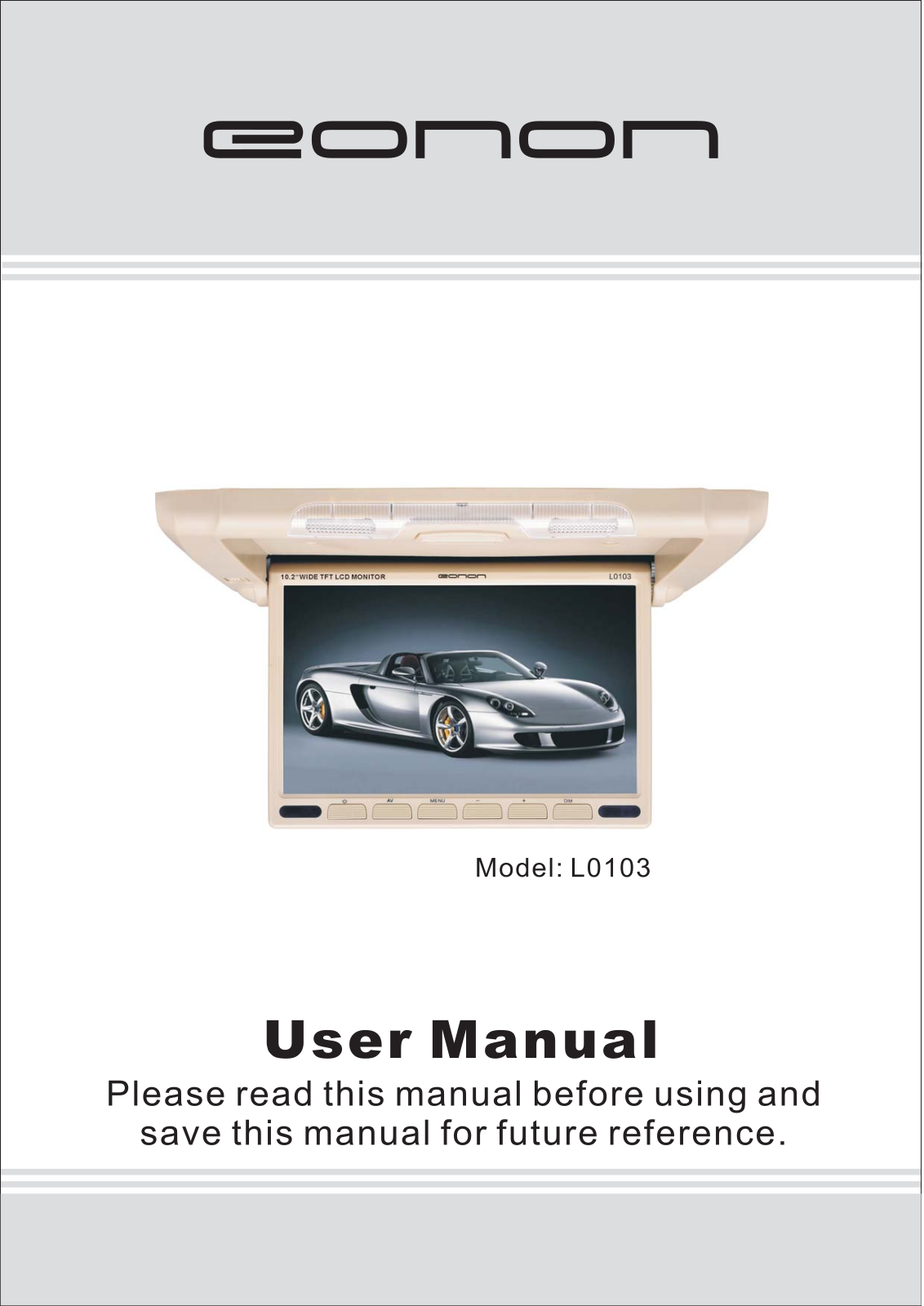 Eonon L0103 Instruction Manual