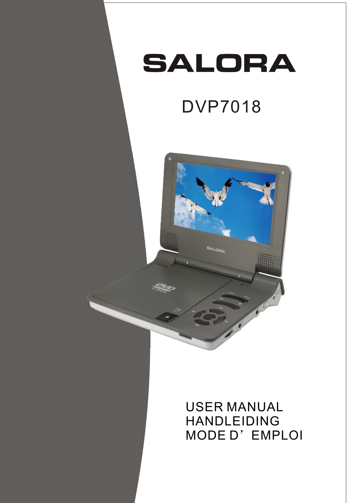 Salora DVP7018 Instruction Manual