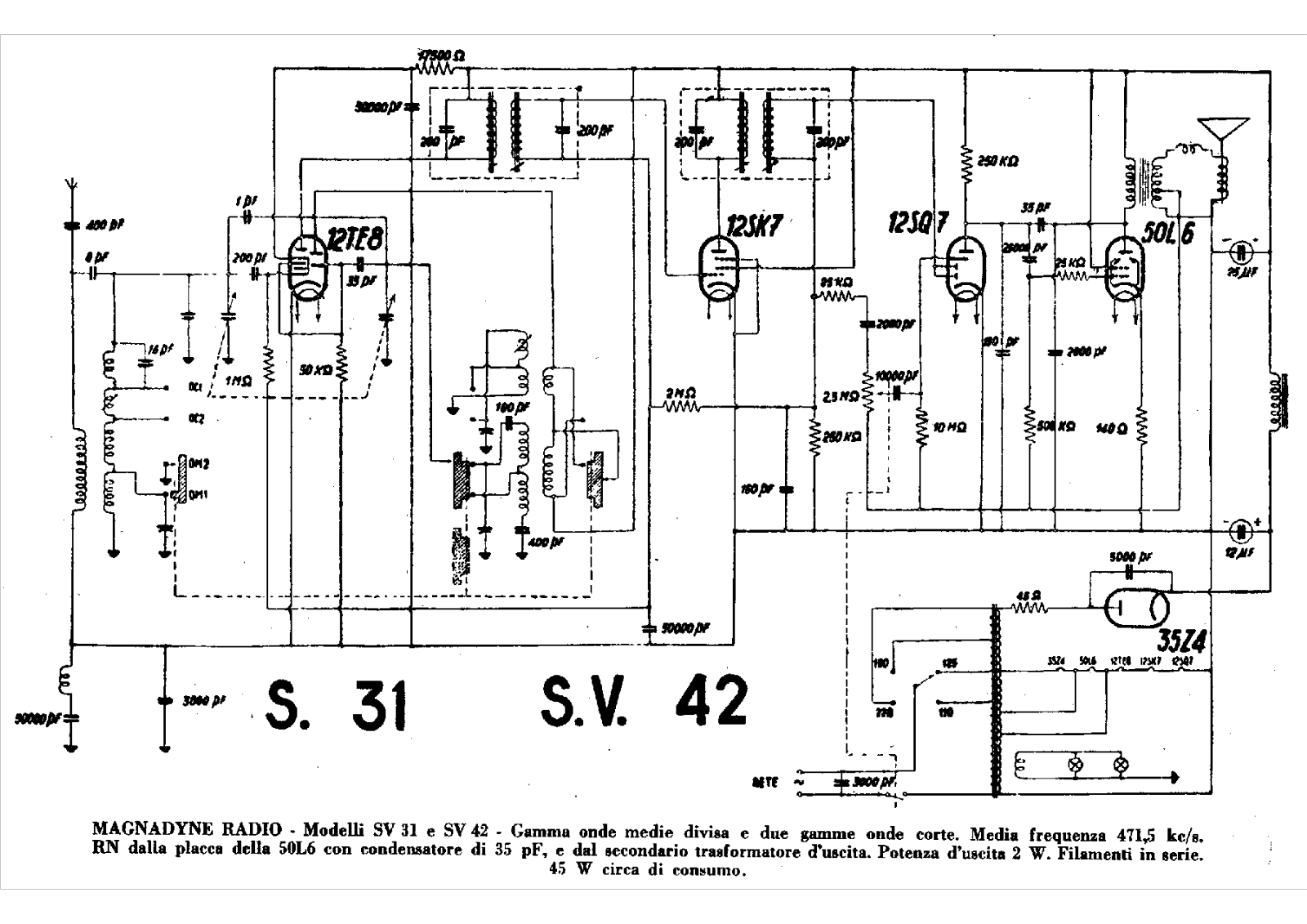 Magnadyne s31 sv42 2 schematic