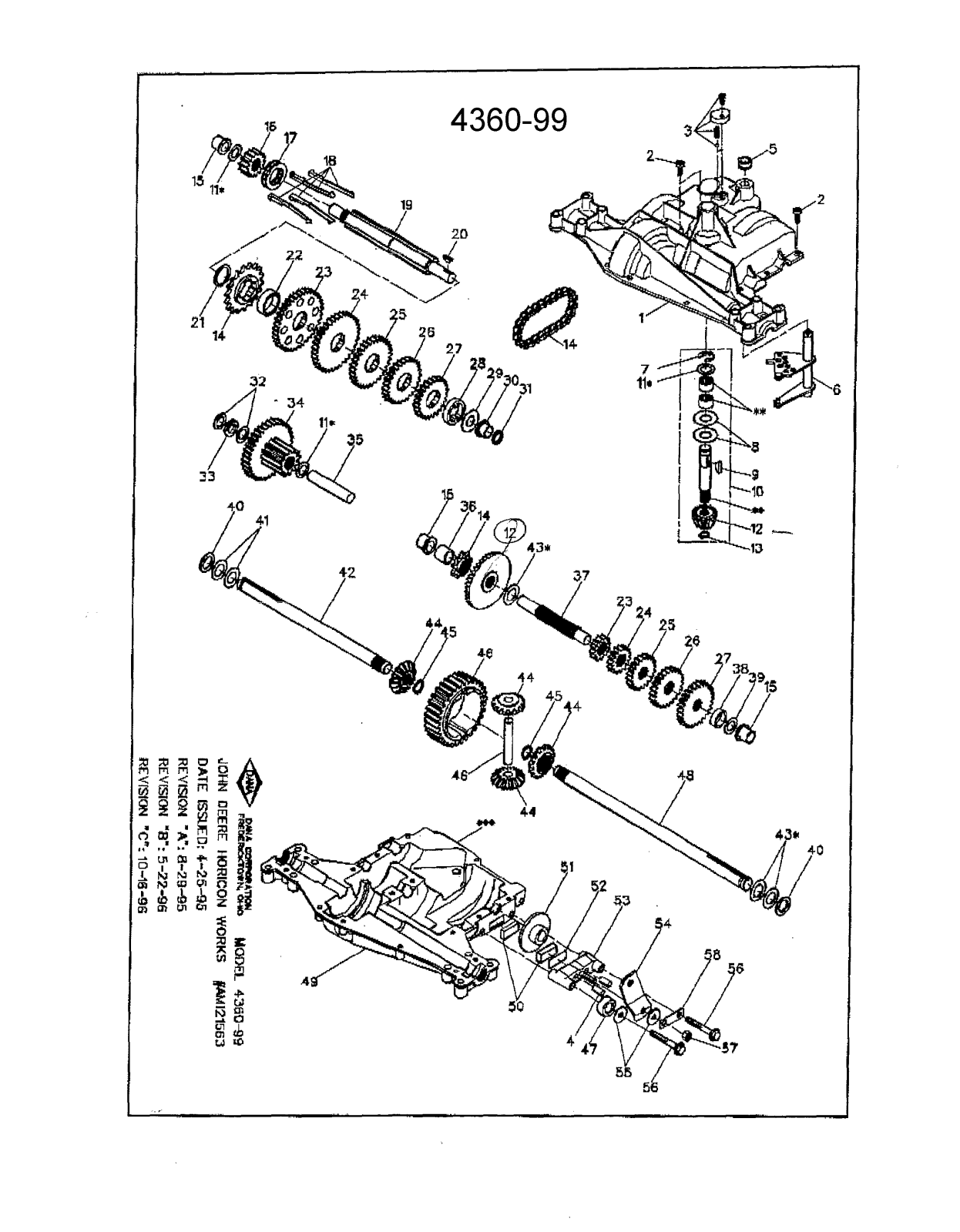 Dana 4360-99 User Manual