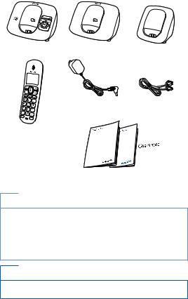 Philips XL5952C, XL5901C, XL5951C QUICK START GUIDE