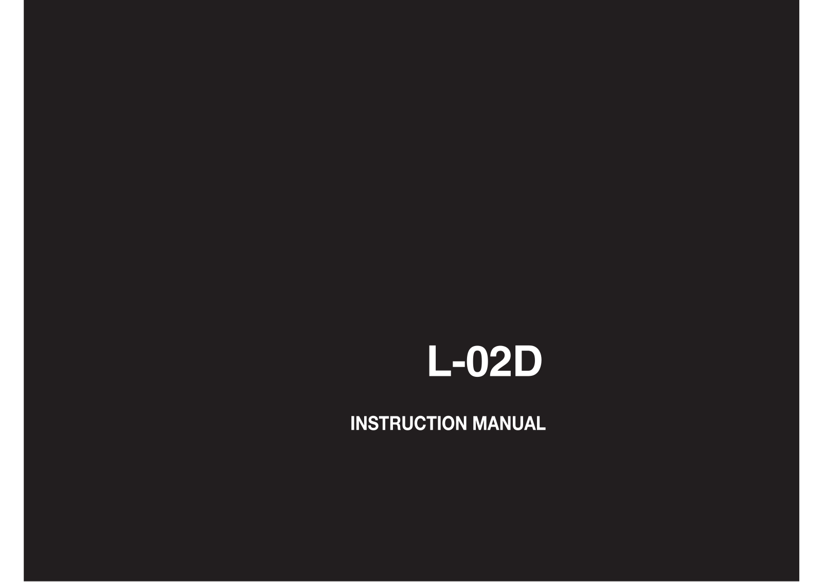 LG L02D Users manual