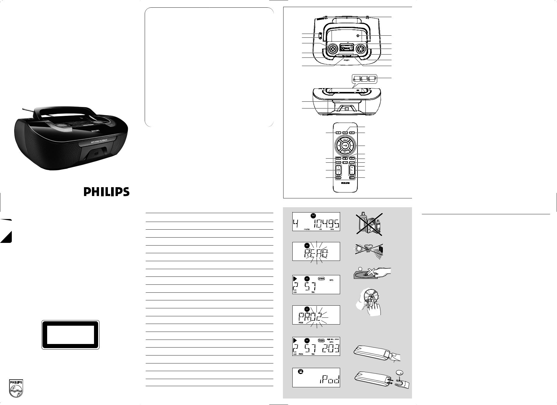 Philips AZ1330D User Manual