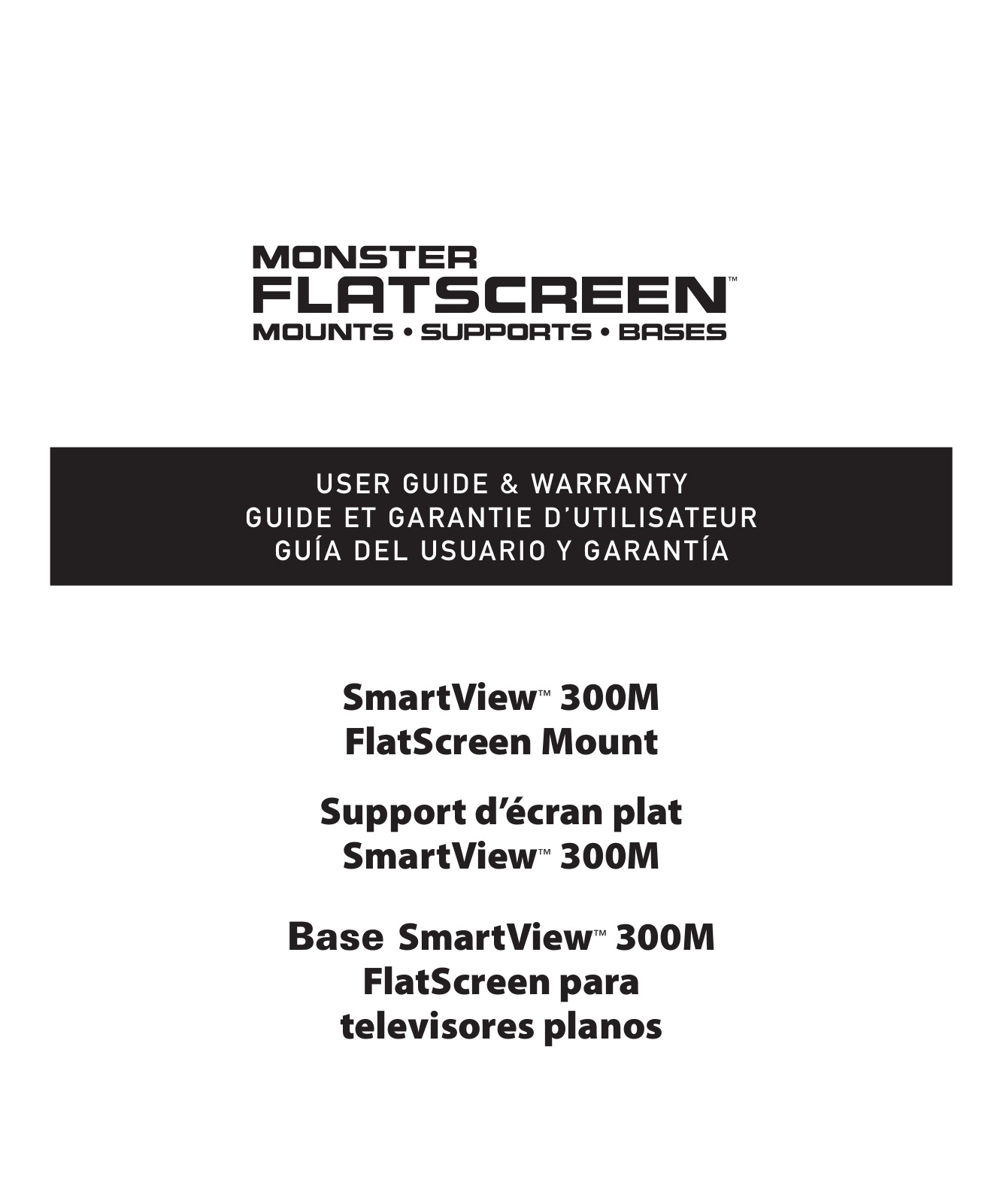 Monster Cable 300M User Manual