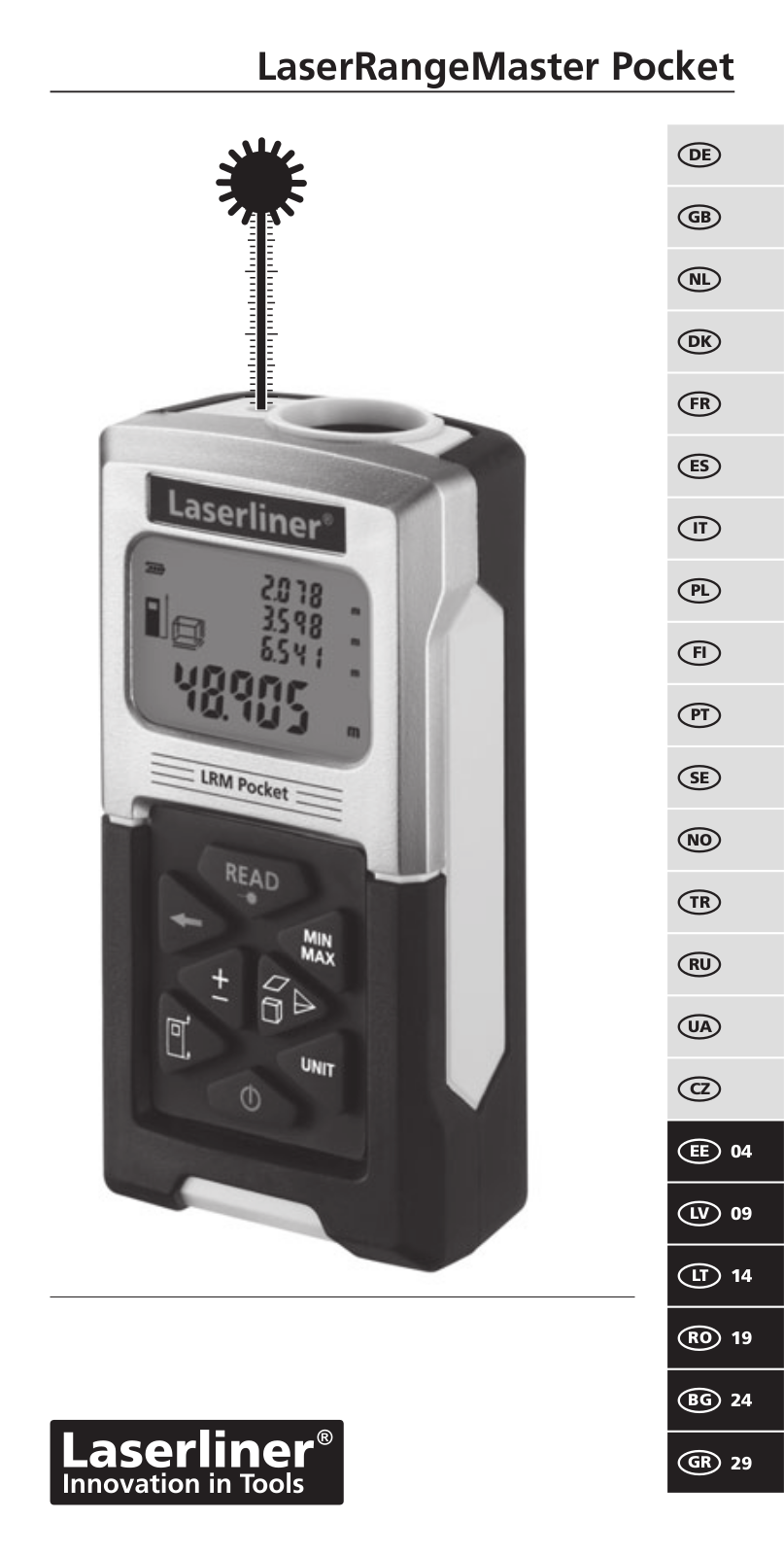 Laserliner LaserRangeMaster Pocket User guide