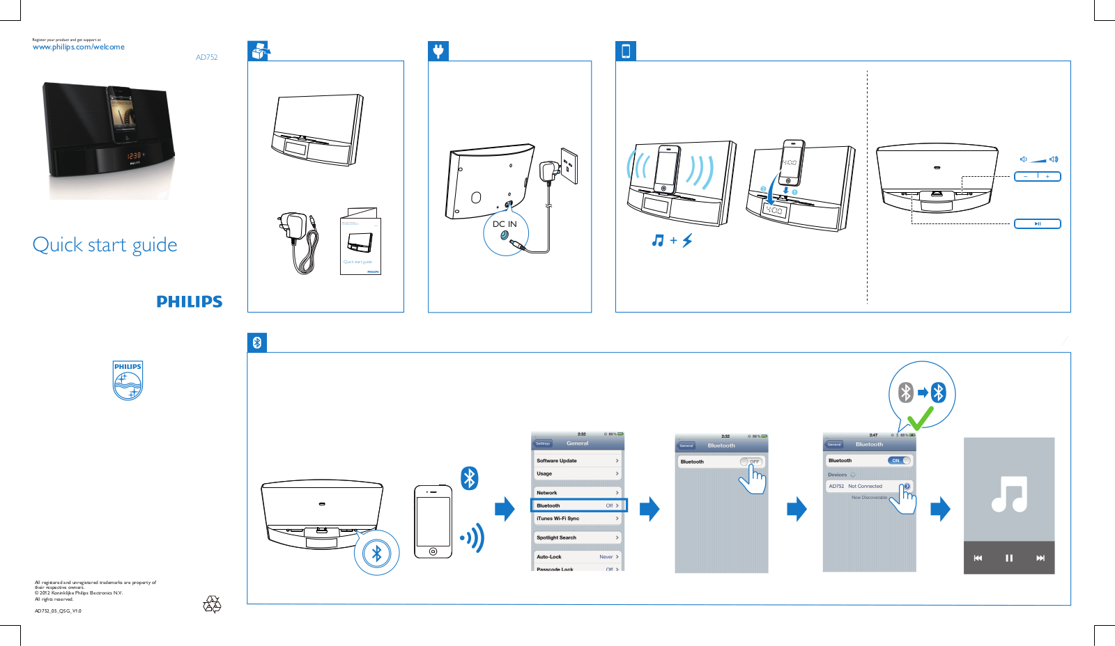 Philips AD752 User Manual