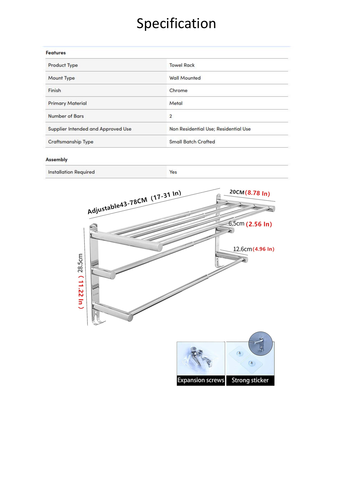 Tacoday TCOD1209 Specifications - ManualMachine.com