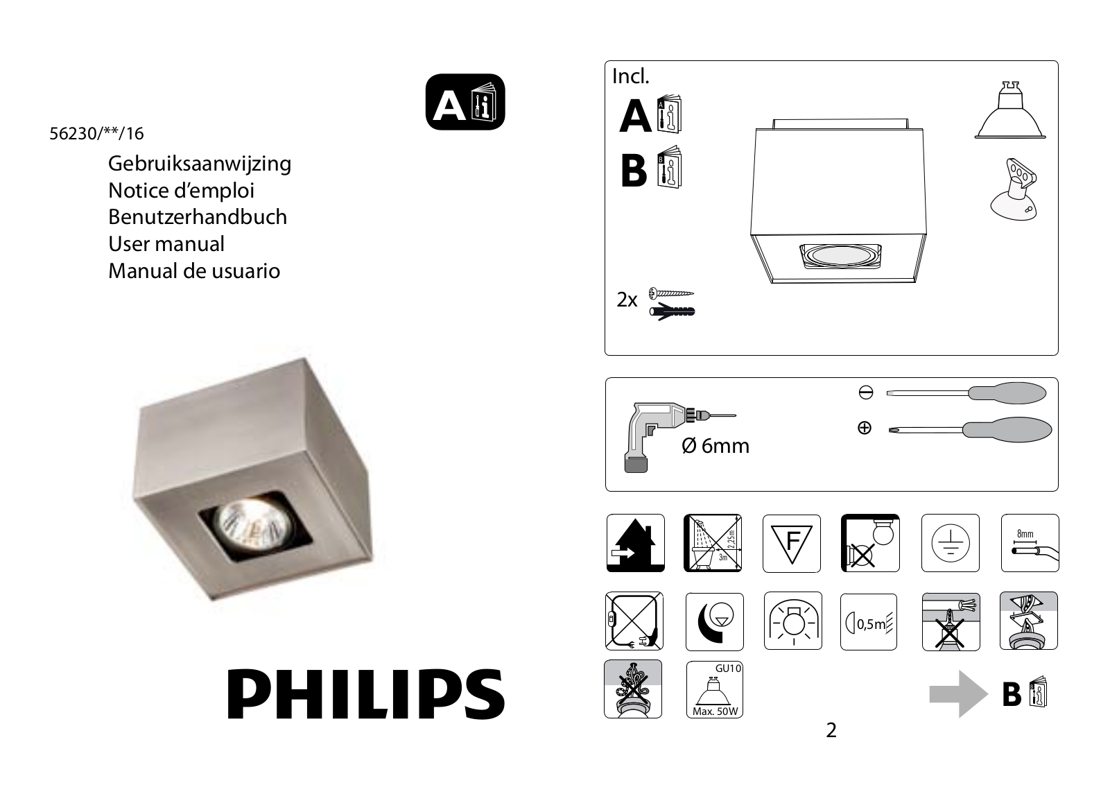 Philips 56230-48-16 User Manual