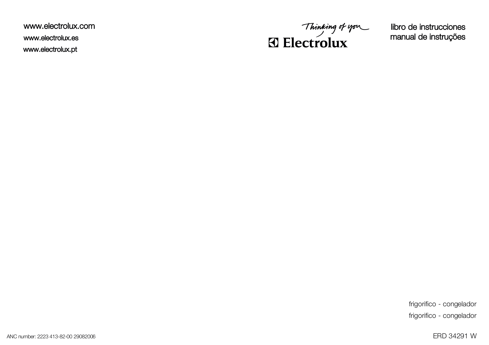 AEG ERD34291W User Manual