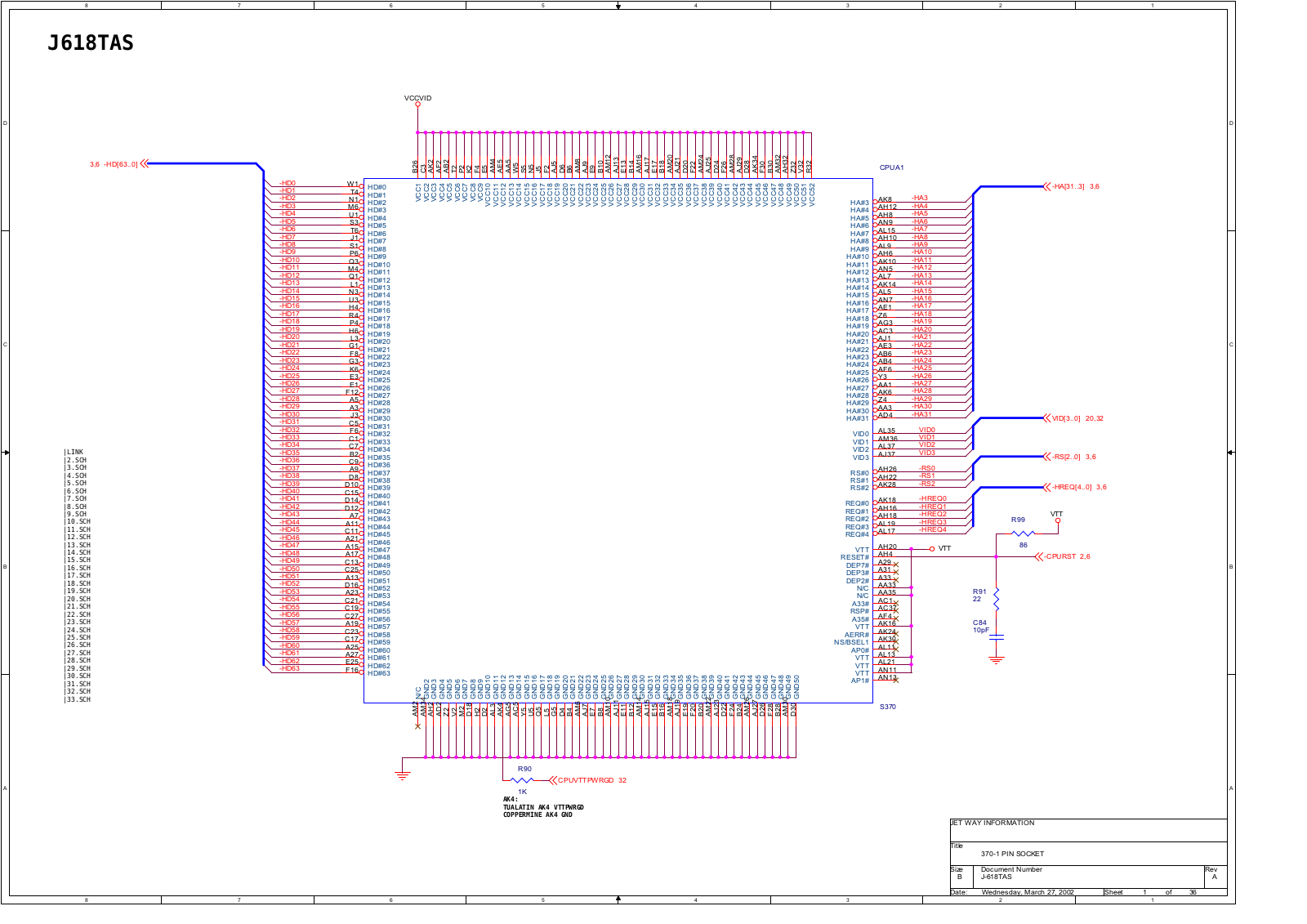 JETWAY 618TAS Schematics