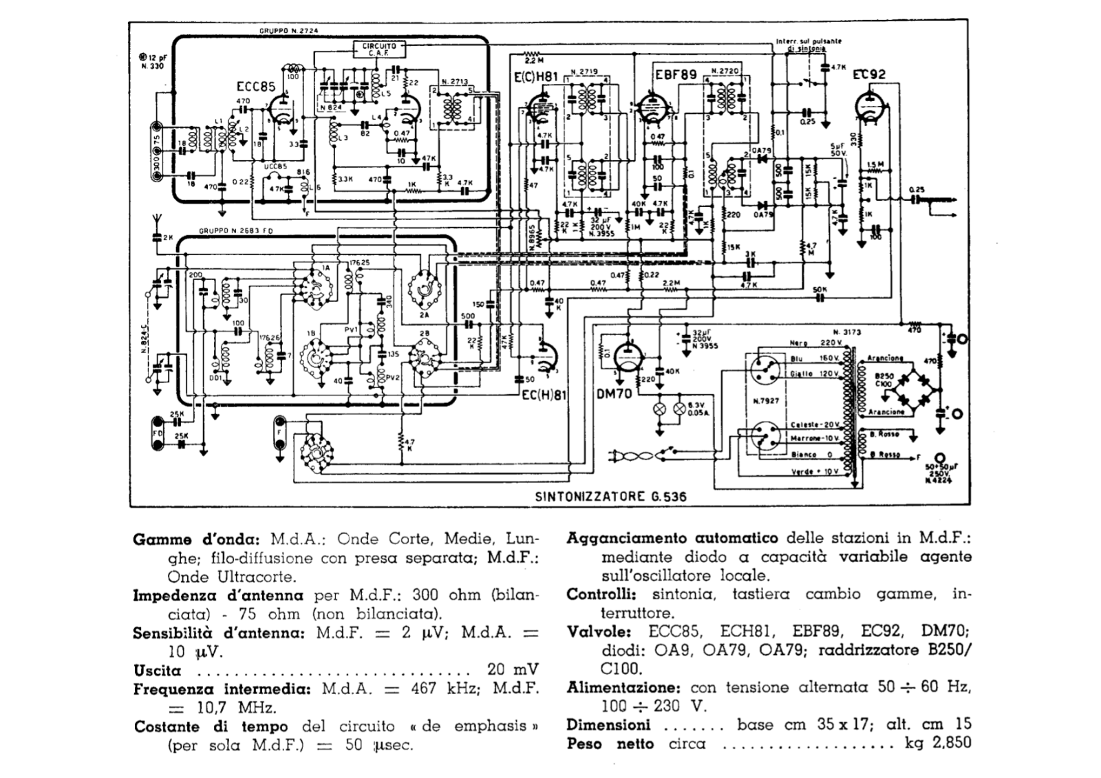 Geloso g536 schematic