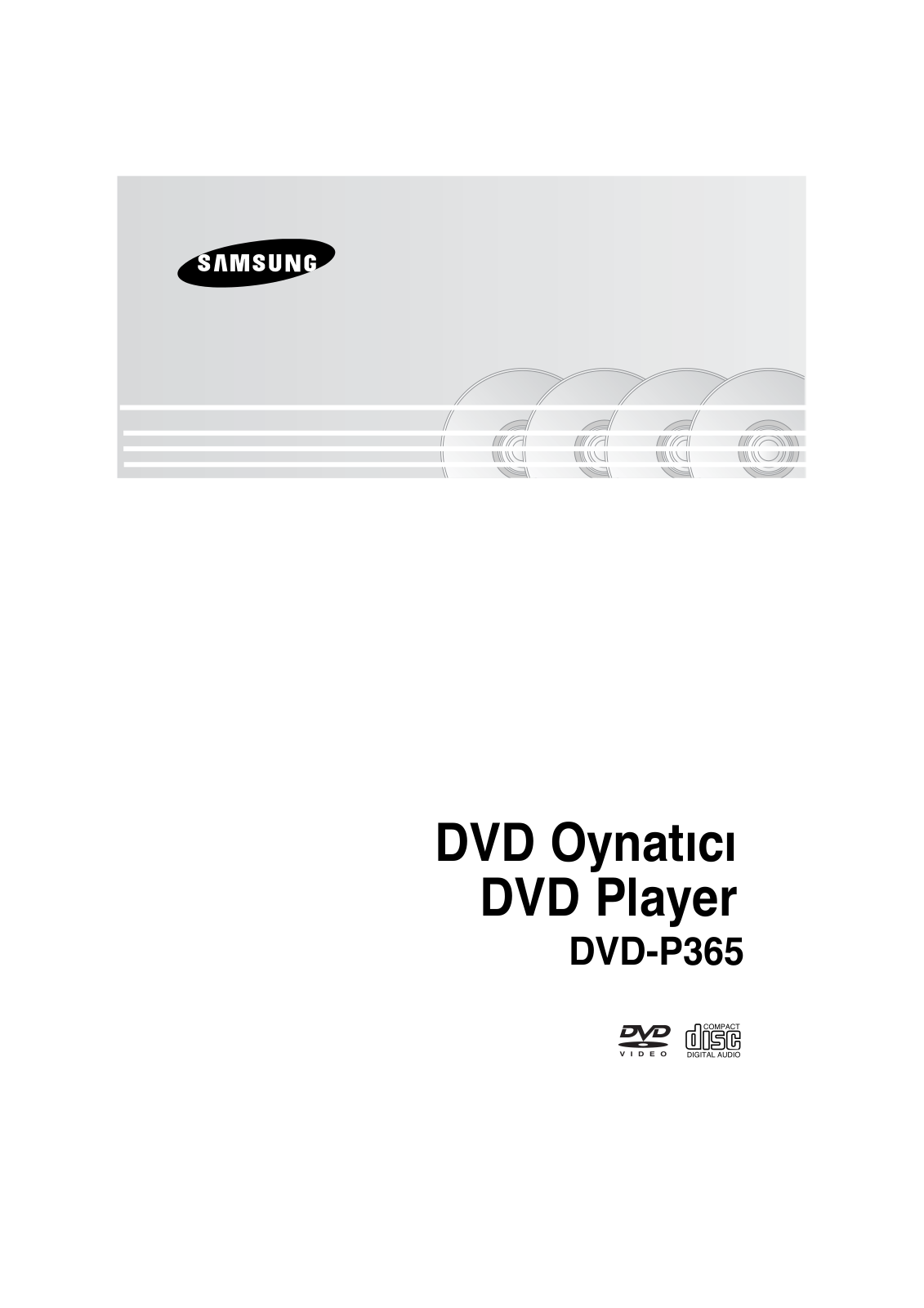 Samsung DVD-P365 User Manual