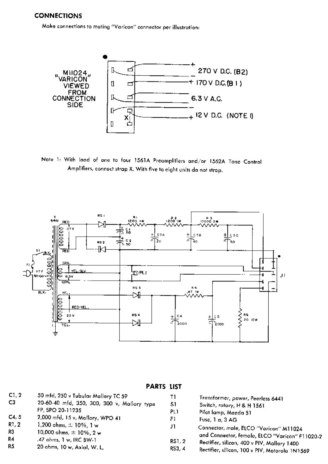 Altec Lansing 1564 Schematic - ManualMachine.com