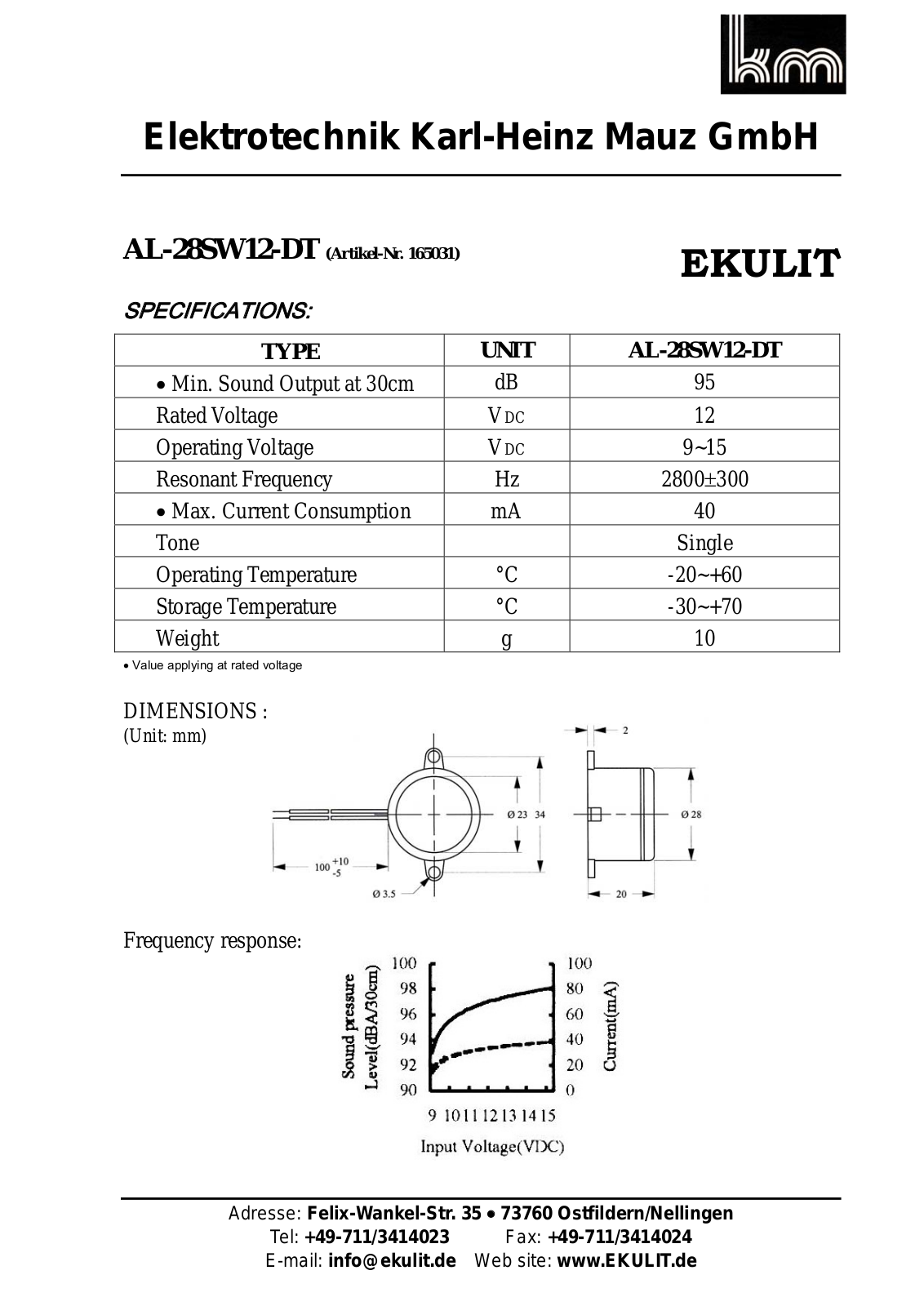EKULIT AL-28SW12-DT DT - ManualMachine.com