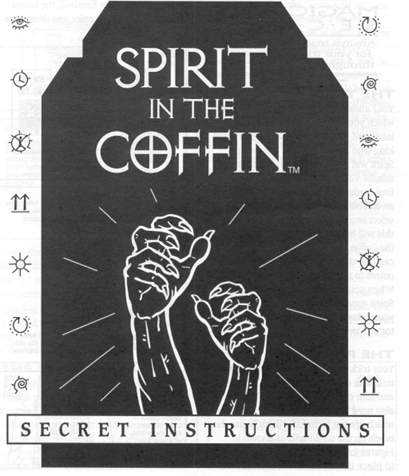 Hasbro SPIRIT IN THE COFFIN User Manual