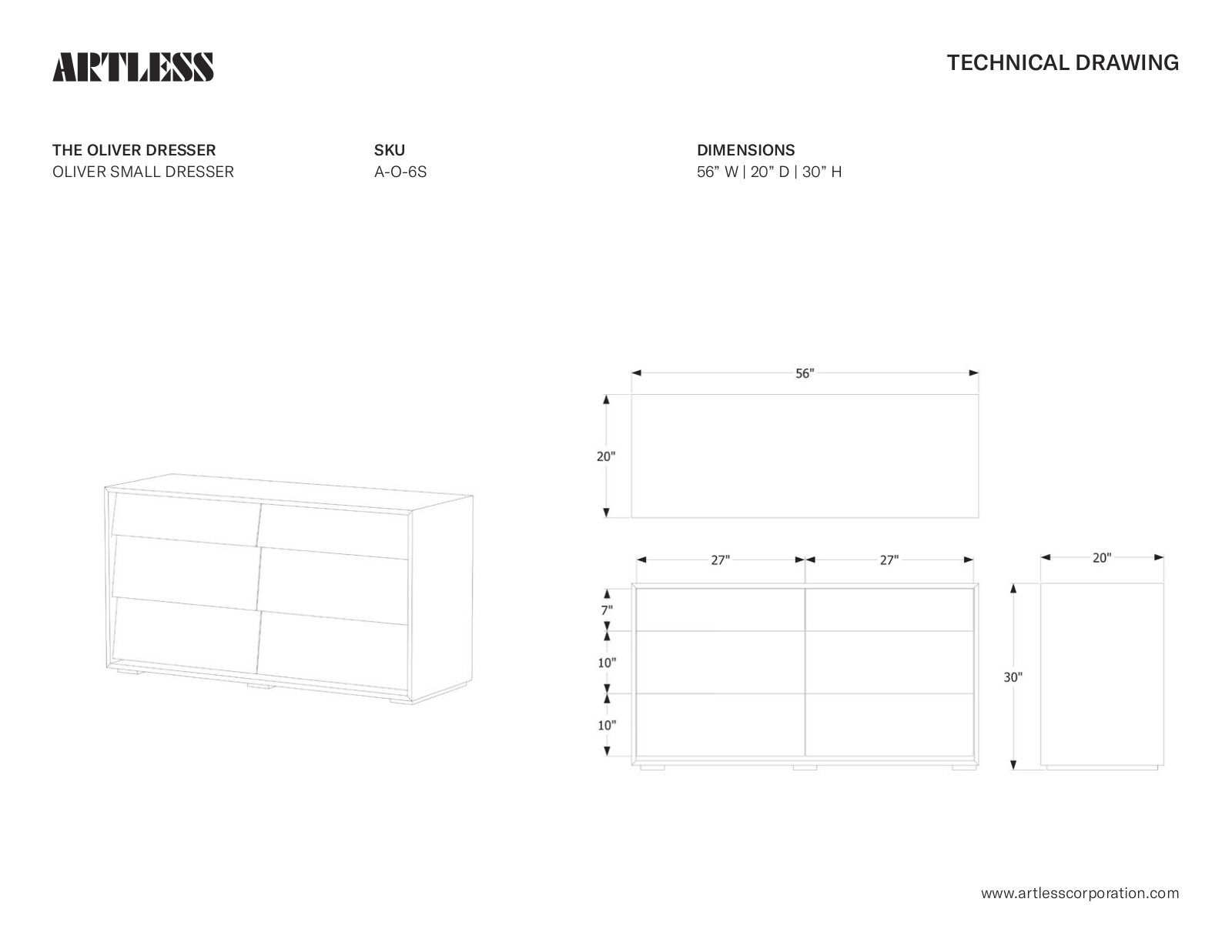 ARTLESS LYS1244 Dimensions - ManualMachine.com