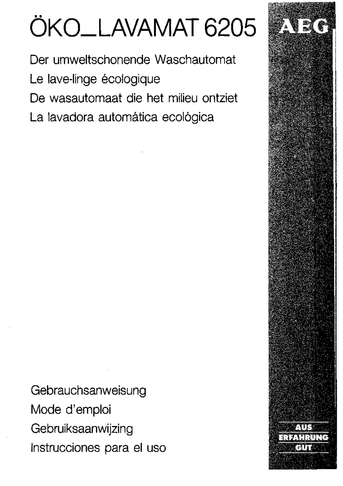 AEG LAV6205 User Manual - ManualMachine.com