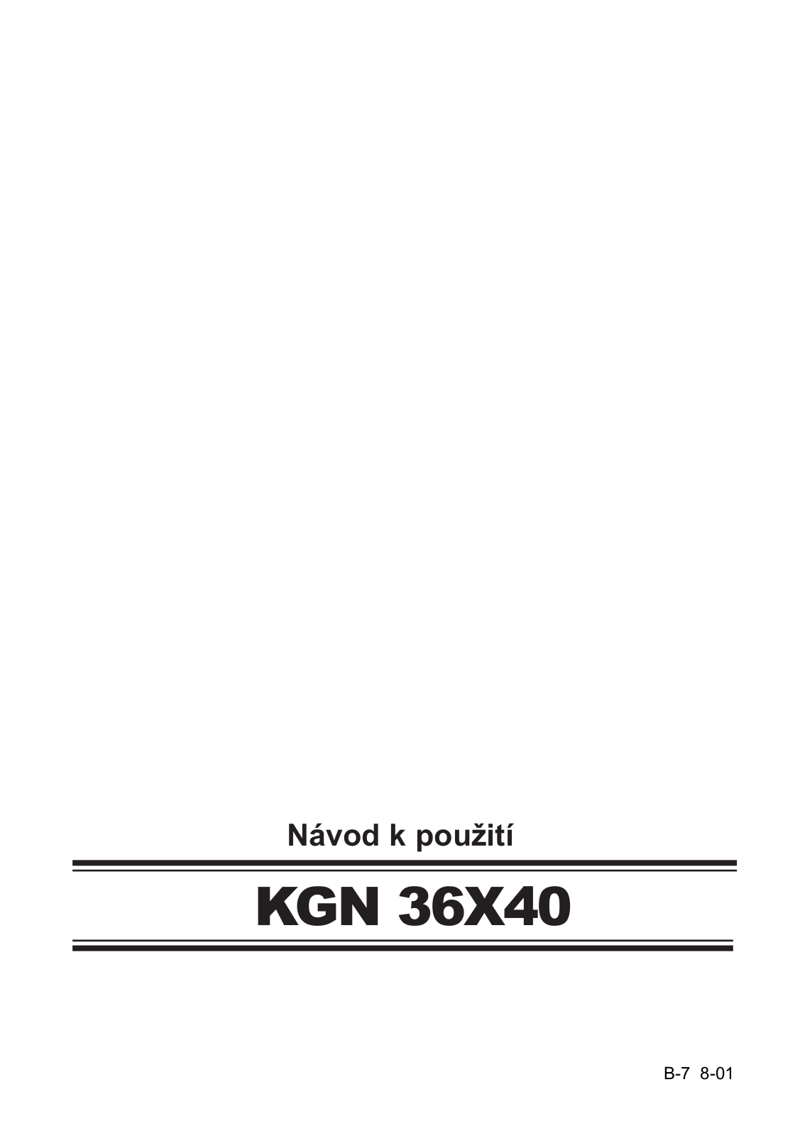 Bosch KGN36X40 User Manual