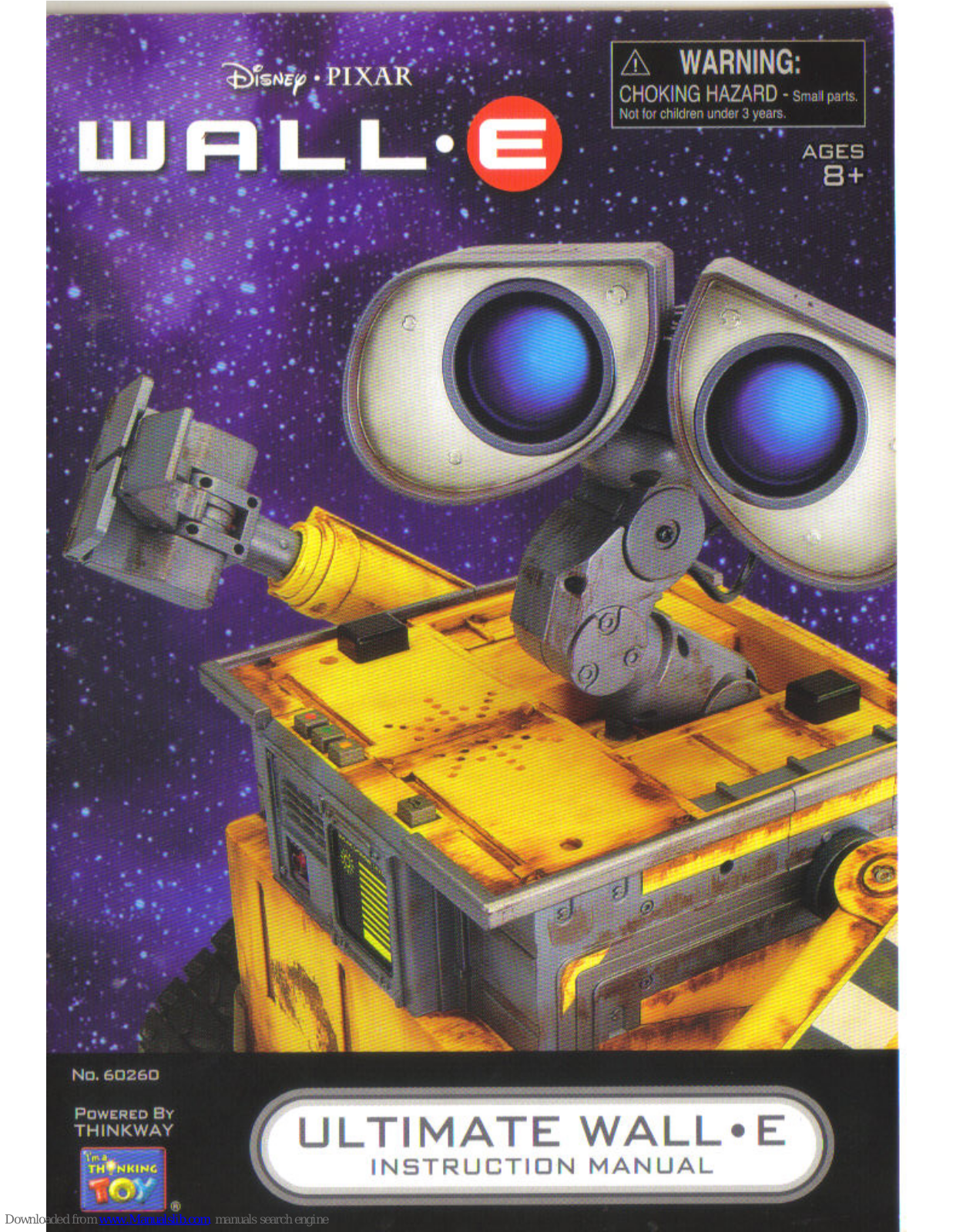 Disney Ultimate Wall-E 60260 Instruction Manual