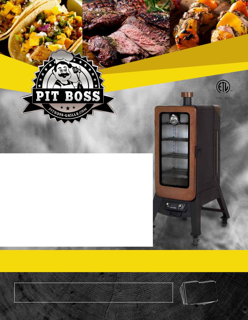 Pit boss PBV3P1 User Manual