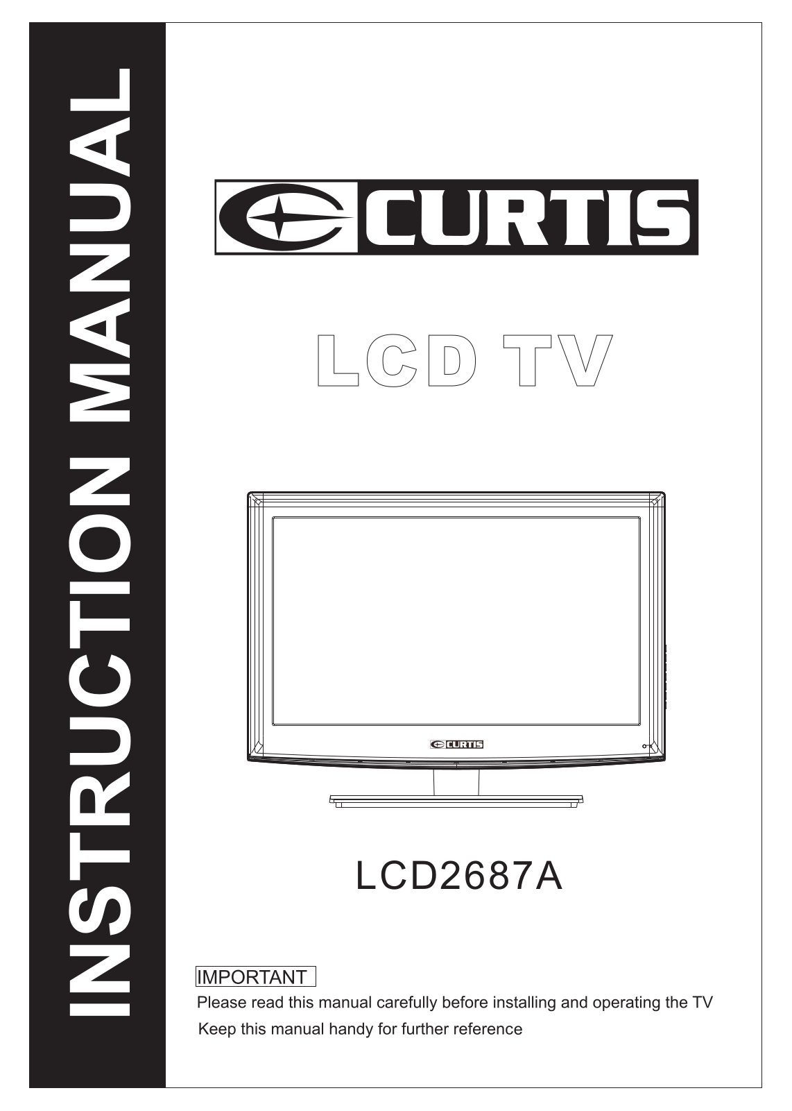 Curtis LCD2687A User Manual