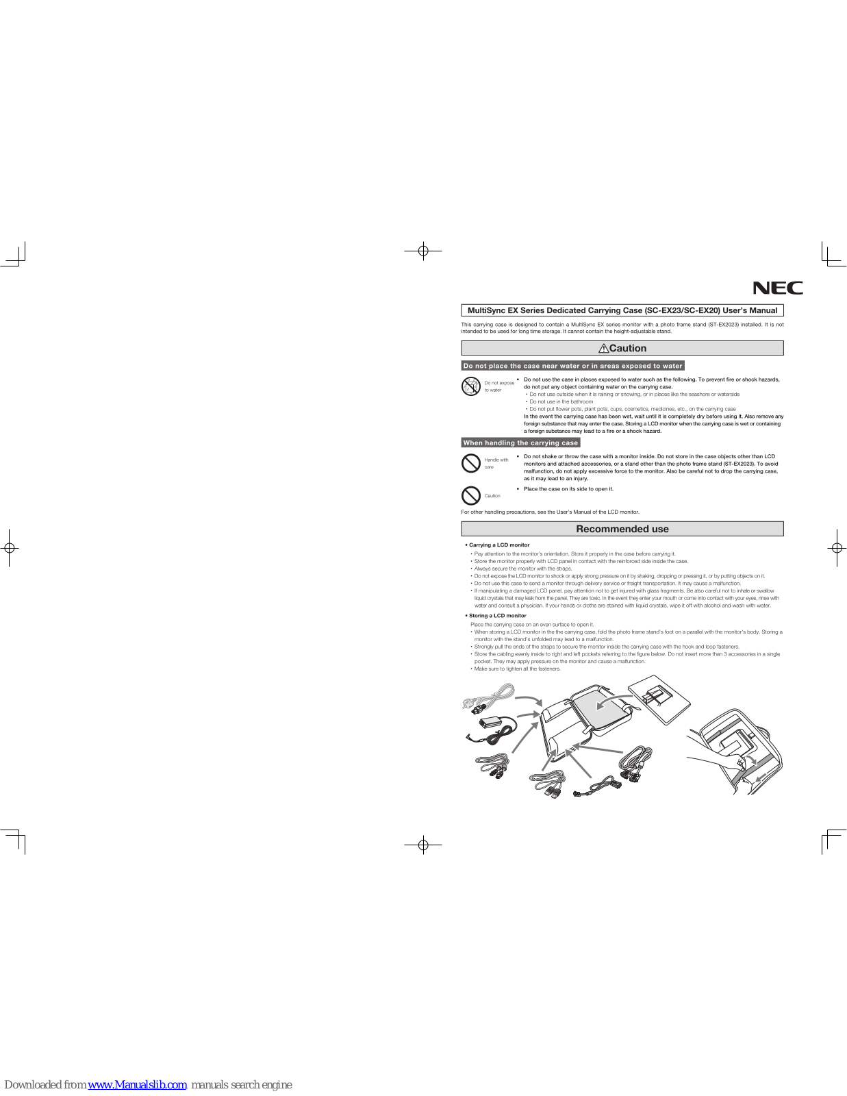 NEC MultiSync SC-EX23, MultiSync SC-EX20 User Manual - ManualMachine.com