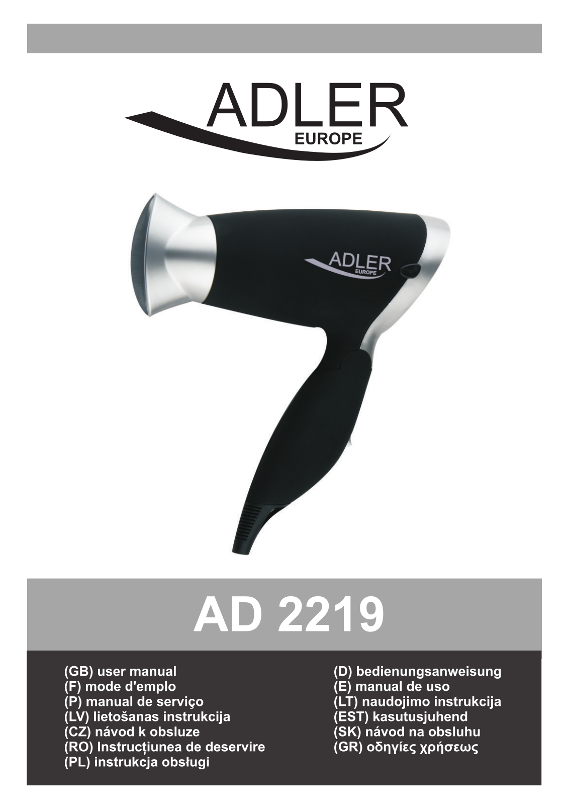 Adler AD 2219 User Manual