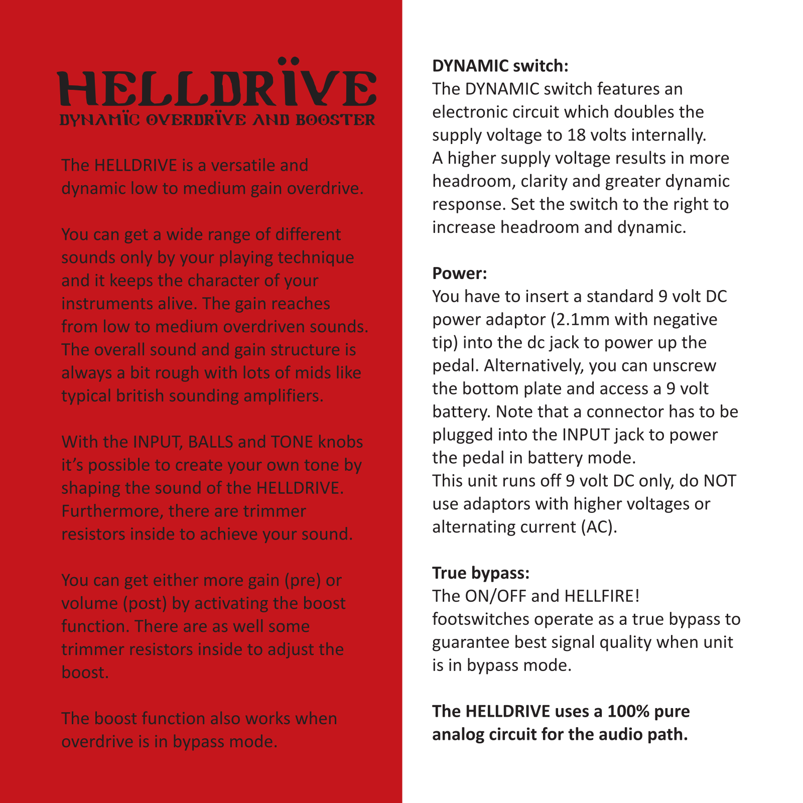 Weehbo Helldrive User Manual