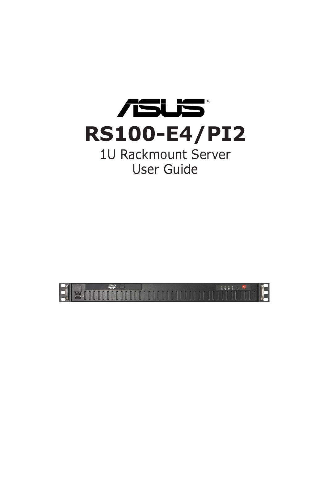 Asus RS100-E4/PI2 User Manual