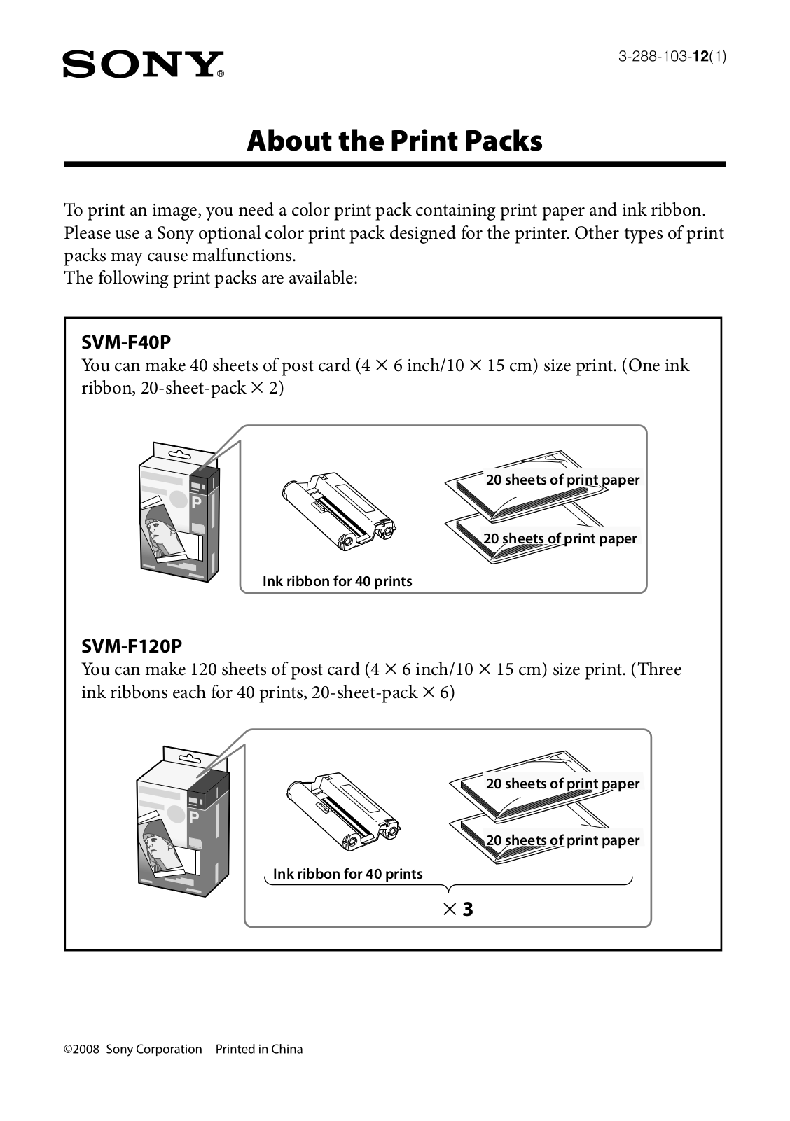 Sony DPP-FP95 User Manual